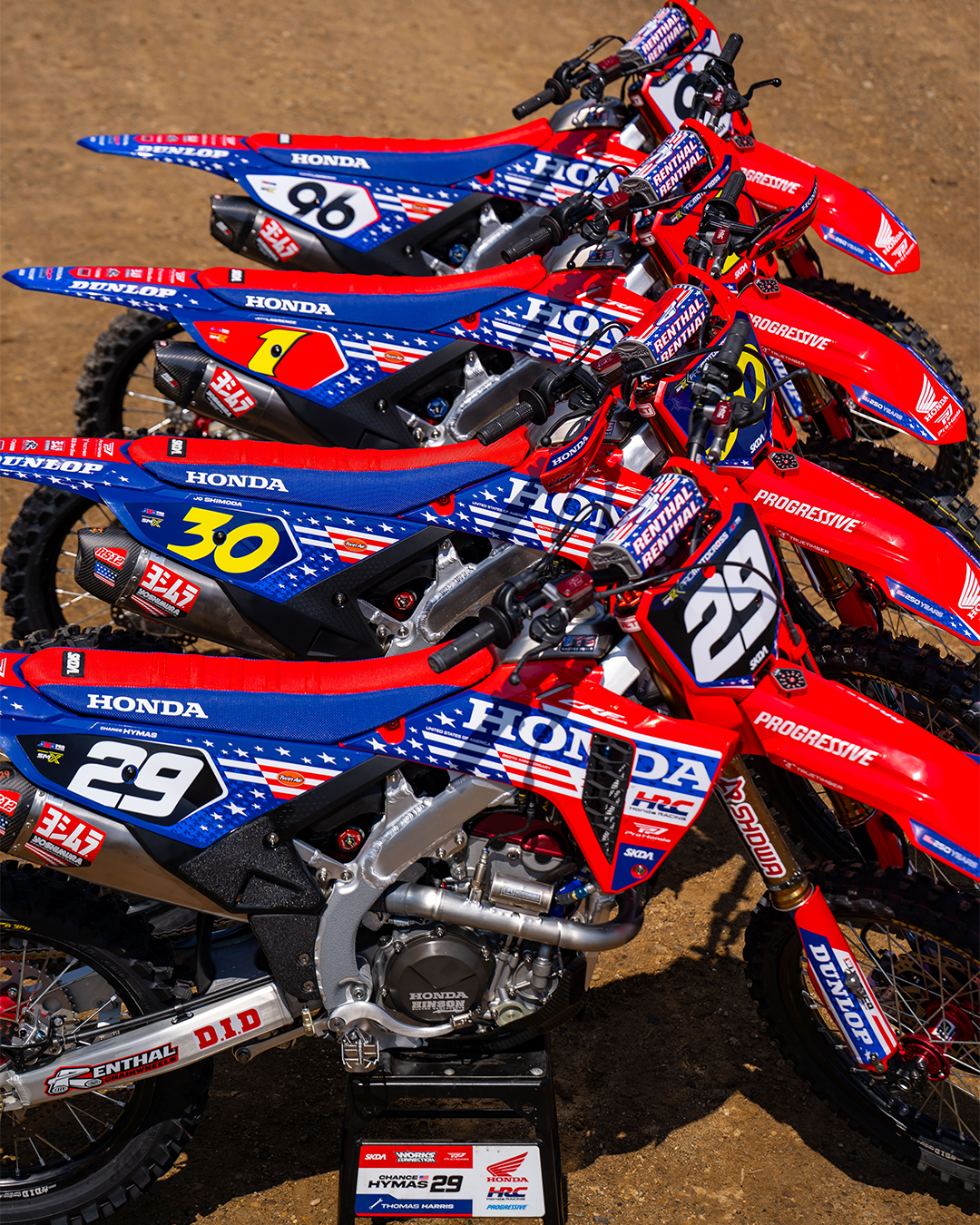 26 RedBud HRC Progressive Graphics Kit
