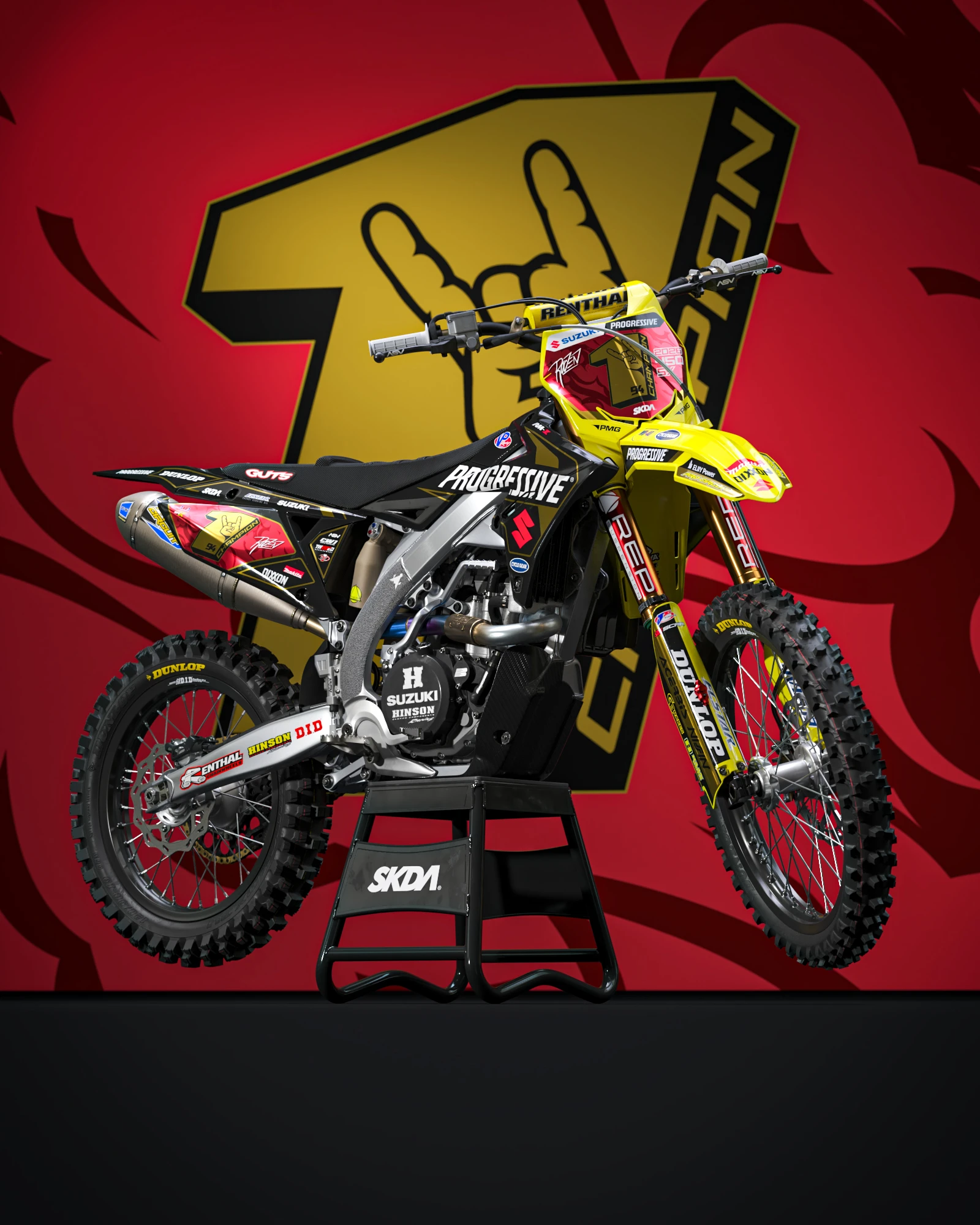 26 Roczen CHAMPION CHROME Graphics Kit