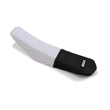 Suzuki DRZ Diamond Seat Cover - White/Black | SKDA USA