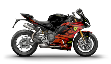 メイ DRIP Black Panigale Full Graphics Kit | SKDA USA
