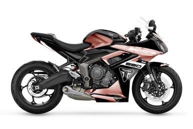 IDLE CHROME Rose Gold Daytona Full Graphics Kit | SKDA USA