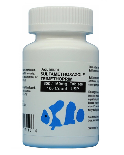 Fish sulfa forte - Aquarium Sulfamethoxazole 800mg 100 count