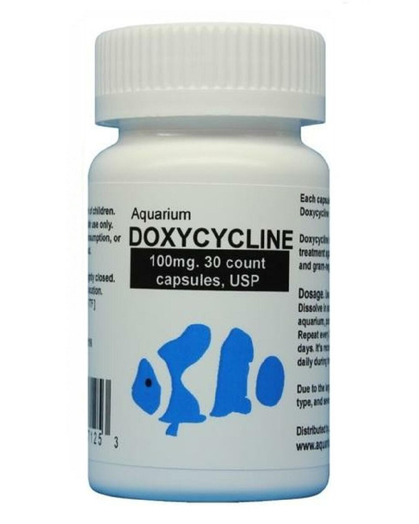 fish Doxycycline - aquarium Doxy 100 mg capsules 30 count