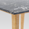 Silver Portoro Marble on Maple Wood - Side/Display Table