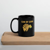 Can of Corn, Black Coffee Mug