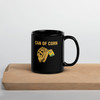 Can of Corn, Black Coffee Mug