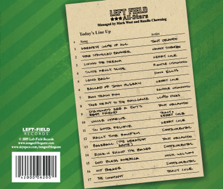 Left Field All Stars, Songs of the Game