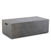 Bellino Concrete Aluminum 60 x 30 in. Fire Pit