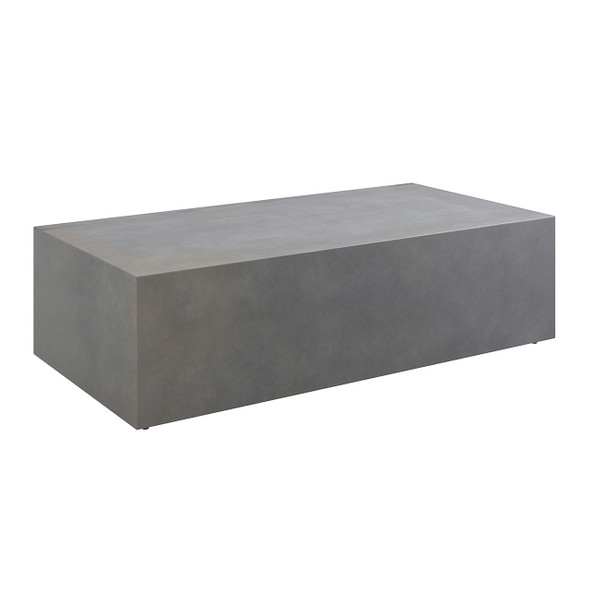 Bellino Concrete Aluminum 60 x 30 in. Coffee Table