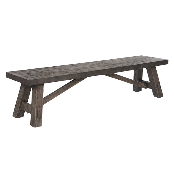 Charleston Timber Aluminum 72 x 16 in. Dining Bench