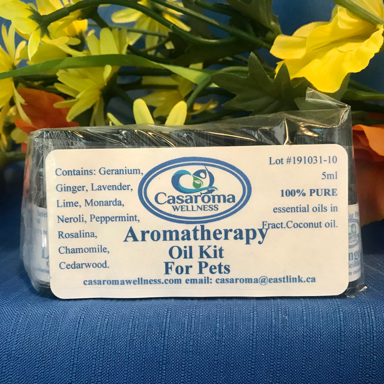 Aromatherapy Oil Kit For Pets Casaroma Wellness