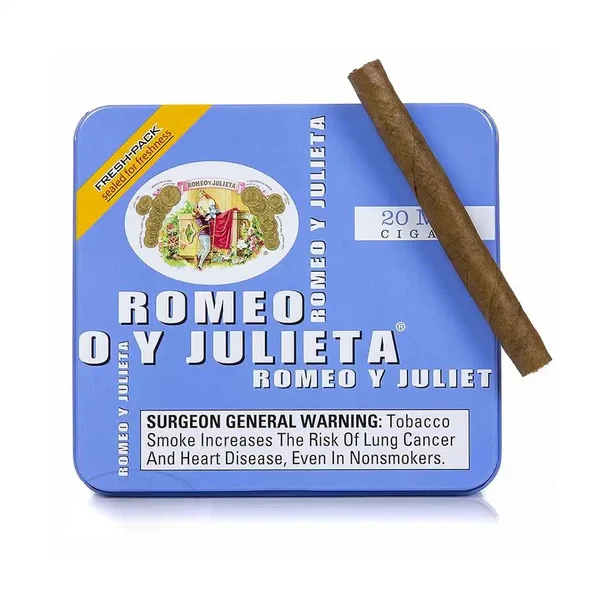 mini tobacco Romeo Y Julieta 1875 Mini Blue Cigarello/20pk Tin
