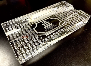 TTT Trinidad Logo Crystal Ashtray