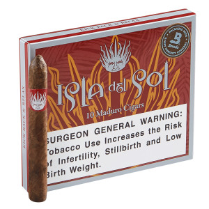 Isla Del Sol Maduro Breve Cigarello/10pk Isla Del Sol Maduro Breve Cigarello/10pk