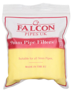 Falcon Pipe Filters/9mm 25pk Falcon Pipe Filters/9mm 25pk
