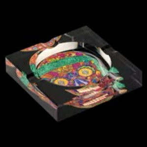 Crystal Ashtray/Calavera Skull 2 Crystal Ashtray/Calavera Skull 2