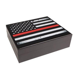 Capri Humidor/Red Line Flag (30-55ct) Capri Humidor/Red Line Flag (30-55ct)