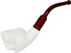 Servi Meerschaum/Mini Horse-Red Bit