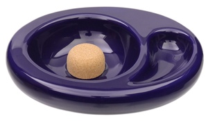 Chacom Ceramic 1 Pipe Ashtray/Blue