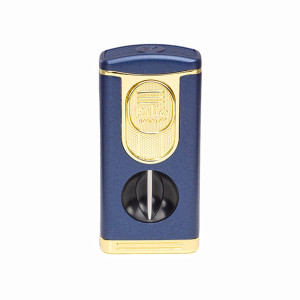 Palió Pro Trevi Triple Jet-Flame Lighter with V-Cutter/Blue