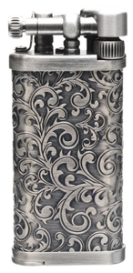 IM Corona Old Boy Pipe Lighter/Silver Arabesque