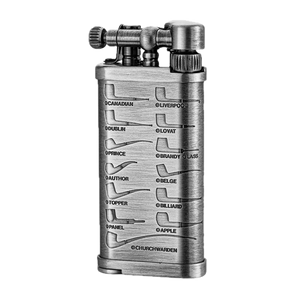 IM Corona Old Boy Pipe Lighter/Antique Silver Pipe-Design