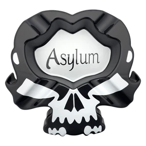 Asylum Ceramic Skull Ashtray