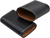 Xikar 243BK Envoy 3 Cigar Leather Case/Black