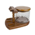 Woodmere 3 Pipe Rack/Jar Teak