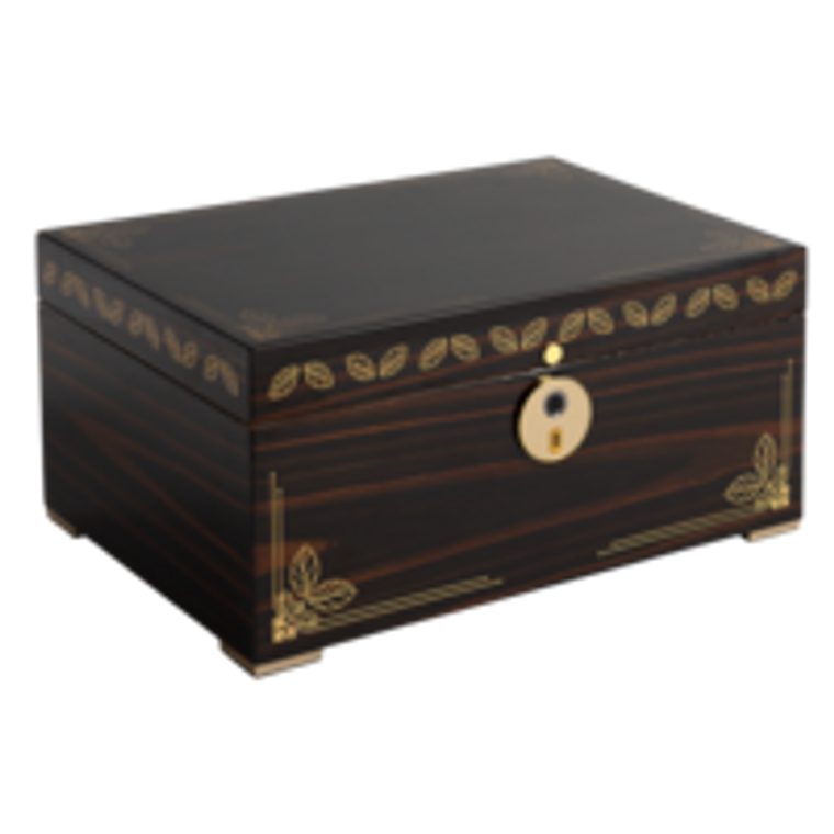 Humidor Supreme Oro Biometric/Ebony (120ct)