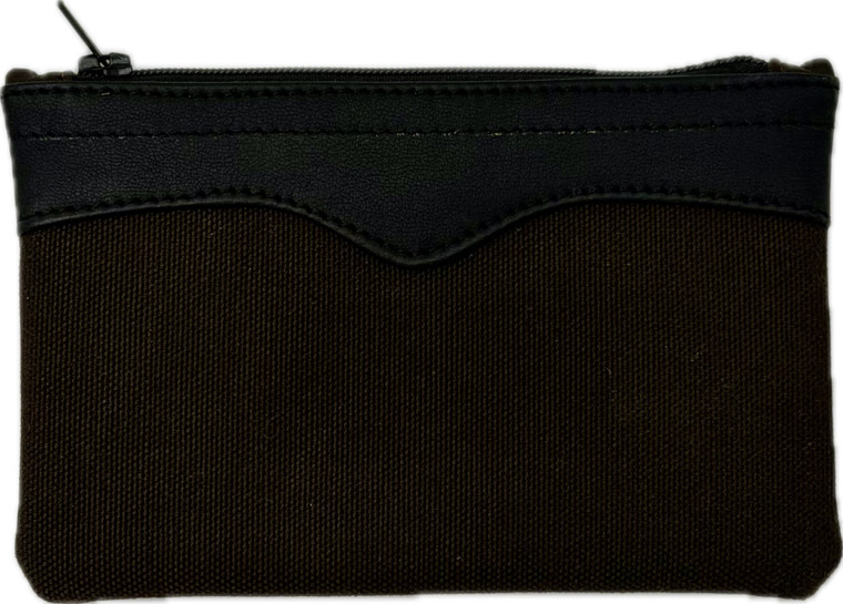 Castleford Canvas 6" Zip Tobacco Pouch/Brown