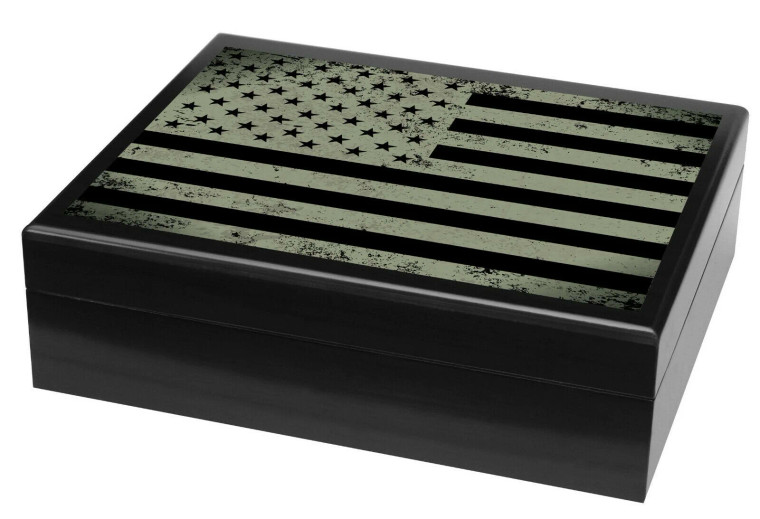 Capri Humidor/Military Flag (30-55ct)