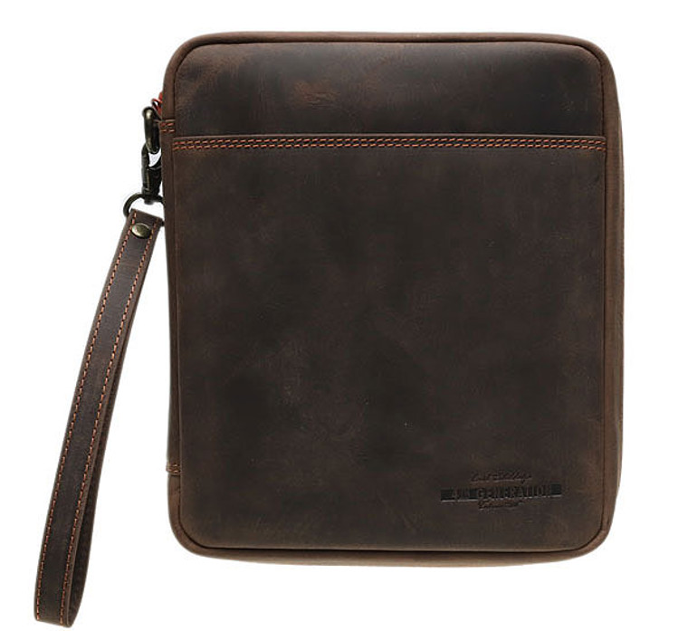 4th Generation 4 Pipe Leather Bag/Hunter Brown