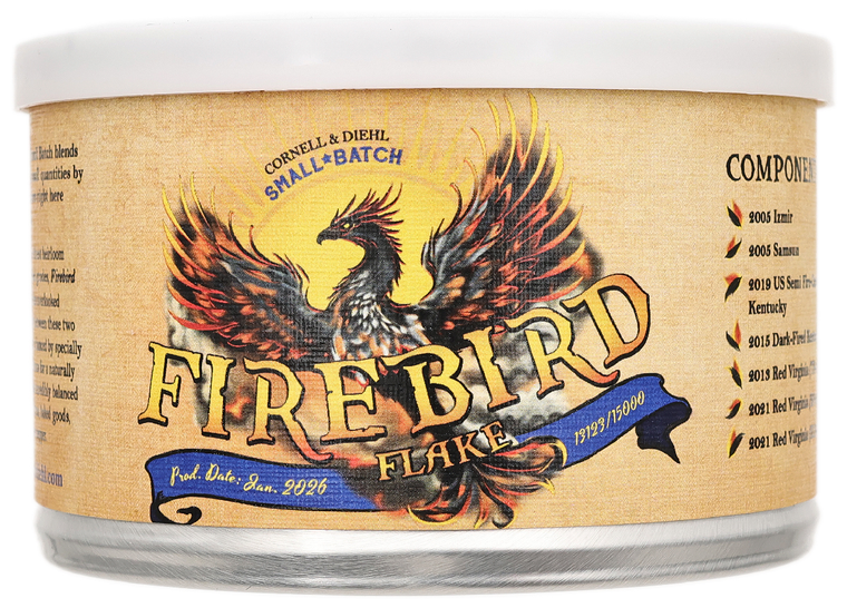 Cornell & Diehl Firebird Flake/2oz Tin