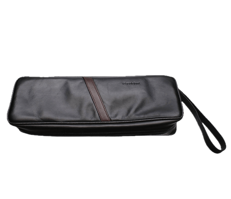 Castleford PVC Churchwarden 2 Pipe Pouch/Black