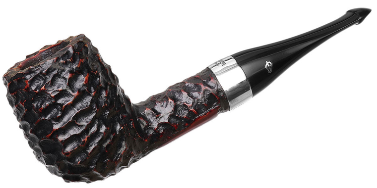 Peterson House Pipe Rusticated Billiard P-Lip/9mm