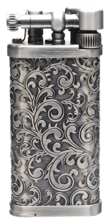 IM Corona Old Boy Pipe Lighter/Silver Arabesque