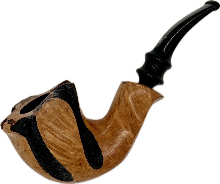 Nording Freehand Spiral Natural Partially Rusticated-4/6mm