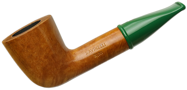 Savinelli Mini Smooth Green Stem 409/6mm