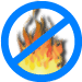 Flame-resistant icon