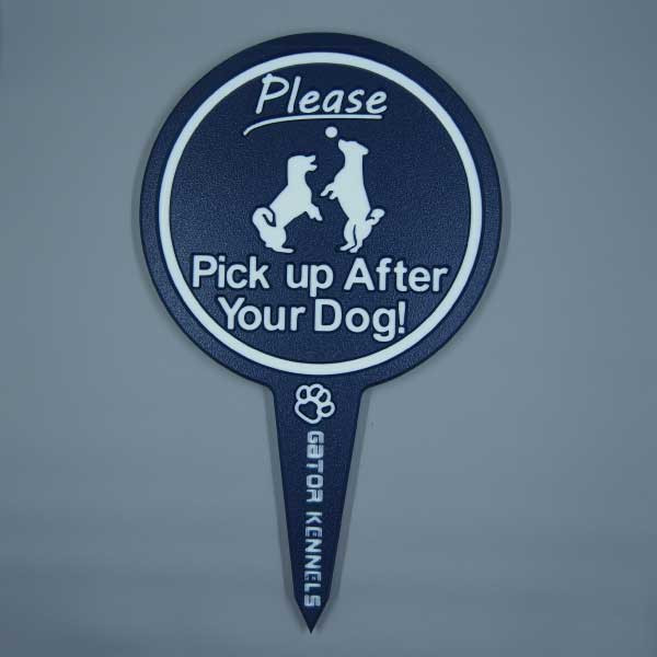 Yard sign: Please Pick Up After Your Dog | Dog Waste Signs| Please