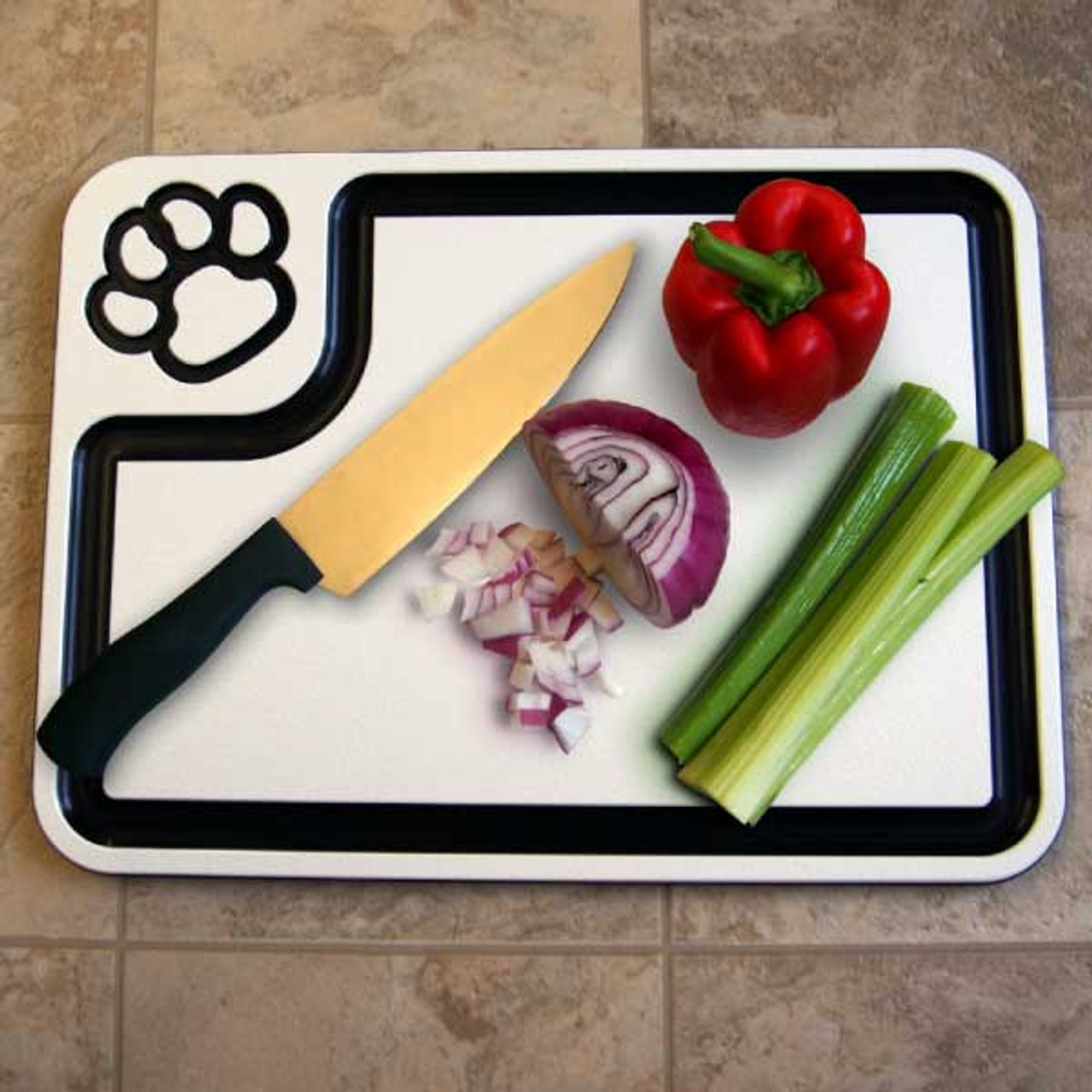 Pomeranian, Red Cutting Board