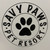 Savy Paws Custom Logo Engraved on a Grey Gator Kennels Gate