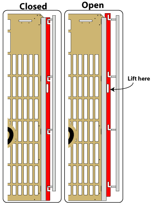 kennel gate latch operation