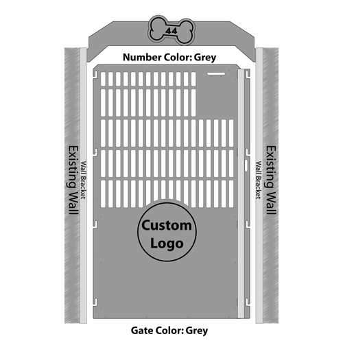 Buy custom dog kennel gates for your boarding kennel, veterinary clinic