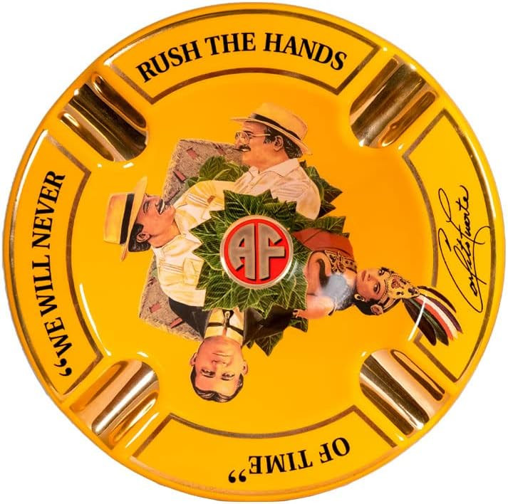 Arturo Fuente Hands of Time Ashtray Yellow