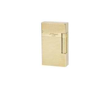 S.T. Dupont Le Grand Yellow Gold Diamond Head Lighter - Perfect Ping