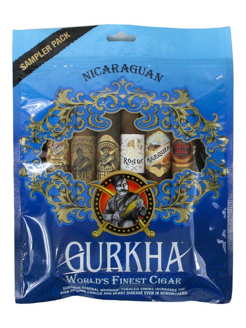 Gurkha Sampler Pack Blue 6-Pack