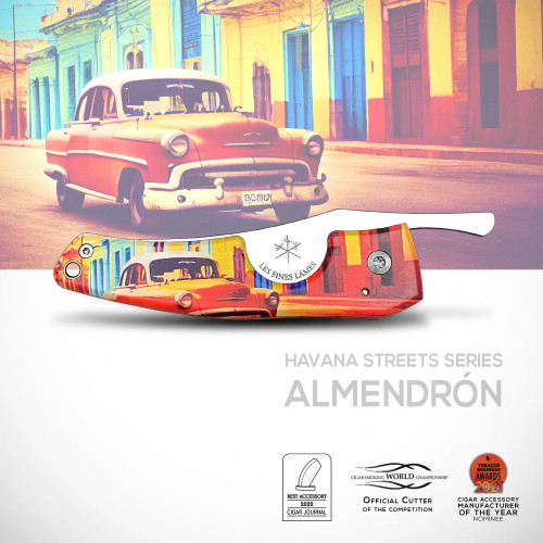 Les Fines Lames LE PETIT Cigar Cutter -Havana streets - Almendron