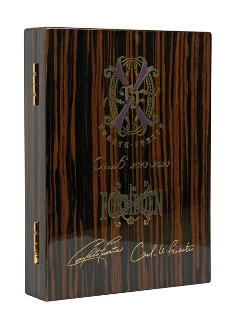 Arturo Fuente Opus6 2023 Travel Humidor and 6 Cigars - Macassar